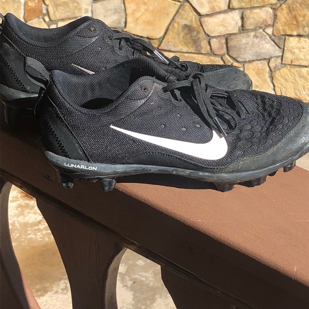 Size nine Nike cleats cross posted
